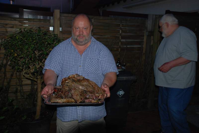 Die fertigen T-Bonesteaks