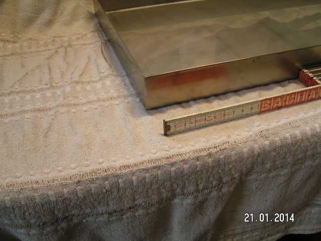 Backblech Außenecke